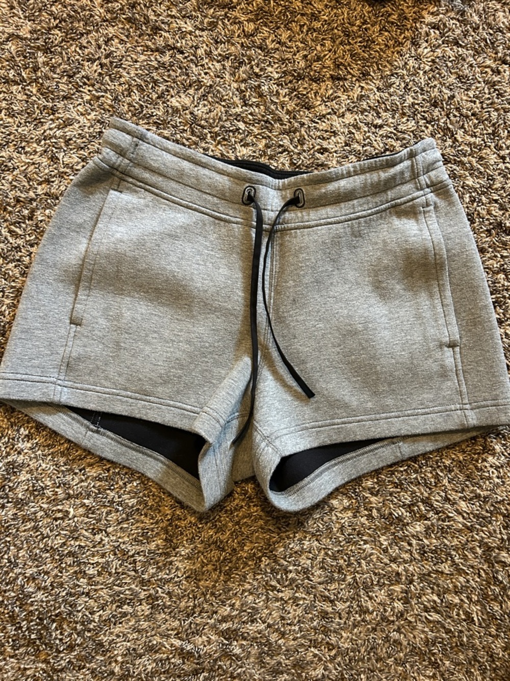 Lululemon NTS Short (3") Heathered Medium Grey / Black